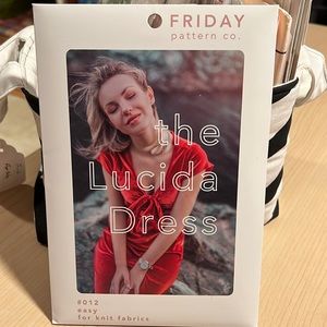 Friday Pattern Co “The Lucinda dress” uncut factory fold